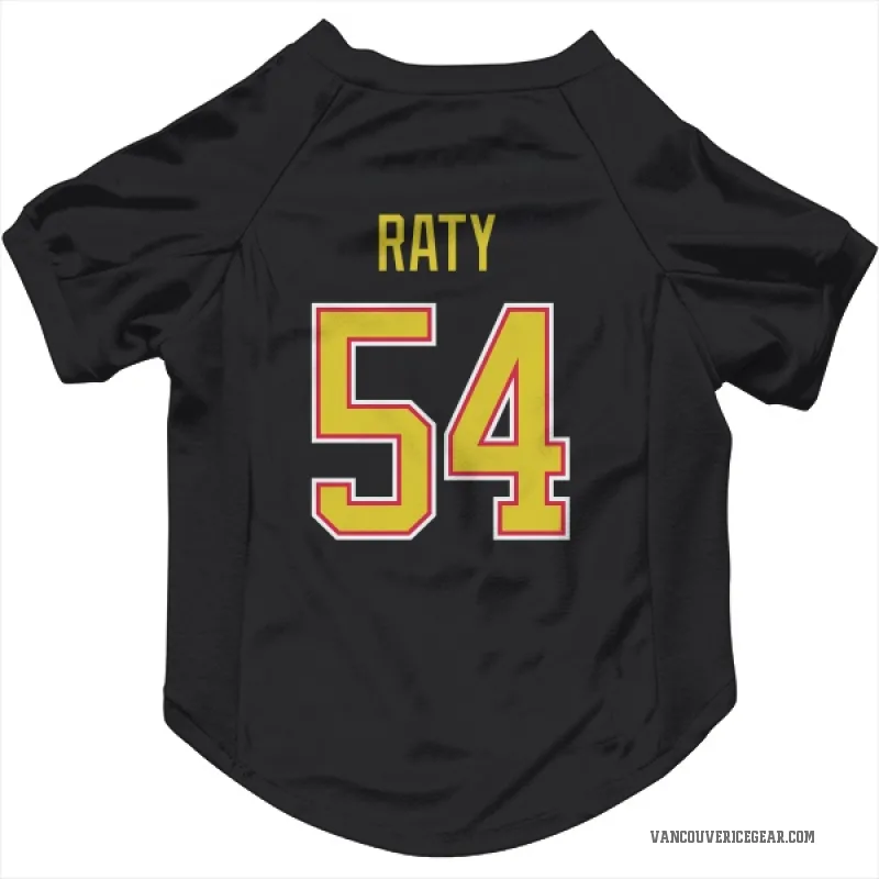 Aatu Raty  Black Vancouver Canucks  Cat & Dog Pet Jersey