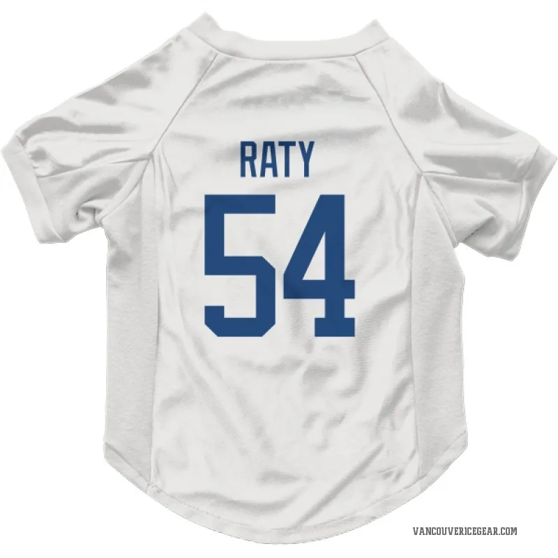Aatu Raty  White Vancouver Canucks  Cat & Dog Pet Jersey