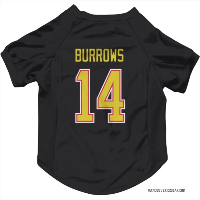 Alex Burrows  Black Vancouver Canucks  Cat & Dog Pet Jersey