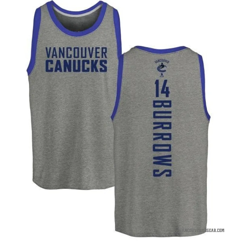 Alex Burrows Men's Ash Vancouver Canucks Backer Tank Top -