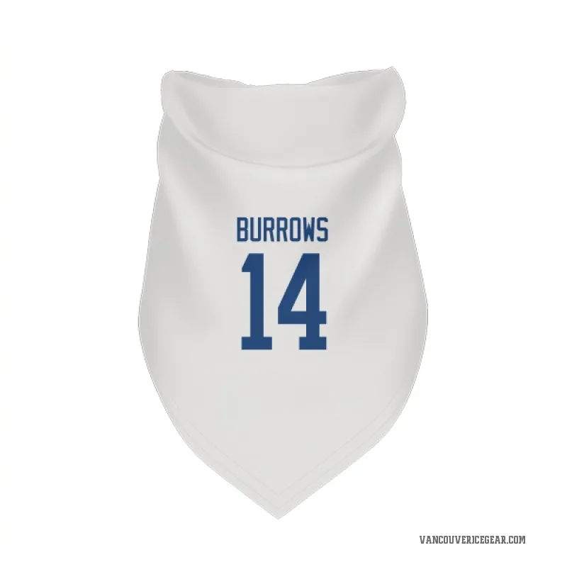 Alex Burrows  White Vancouver Canucks  Cat & Dog Pet Bandana