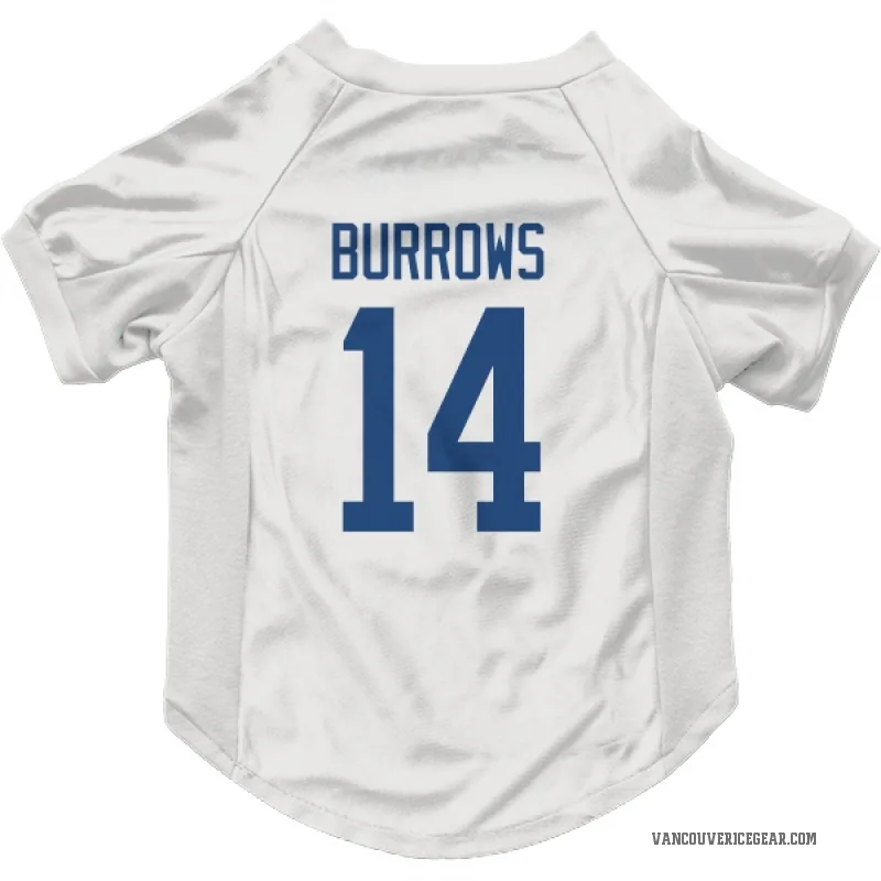 Alex Burrows  White Vancouver Canucks  Cat & Dog Pet Jersey