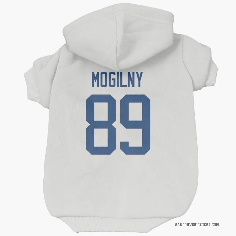 Alexander Mogilny  White Vancouver Canucks  Cat & Dog Pet Hoodie