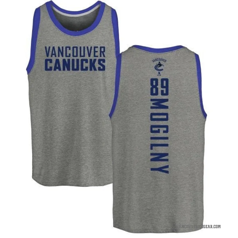 Alexander Mogilny Youth Ash Vancouver Canucks Backer Tank Top -