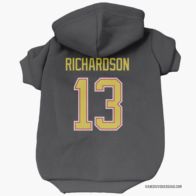 Brad Richardson  Black Vancouver Canucks  Cat & Dog Pet Hoodie