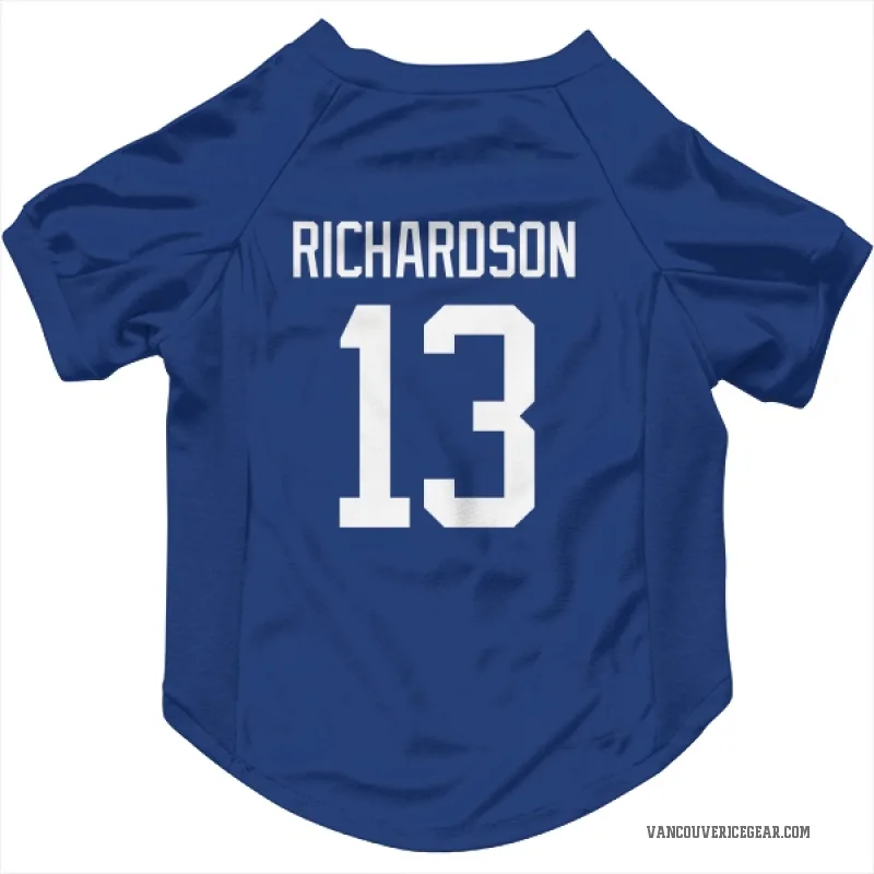 Brad Richardson  Blue Vancouver Canucks  Cat & Dog Pet Jersey