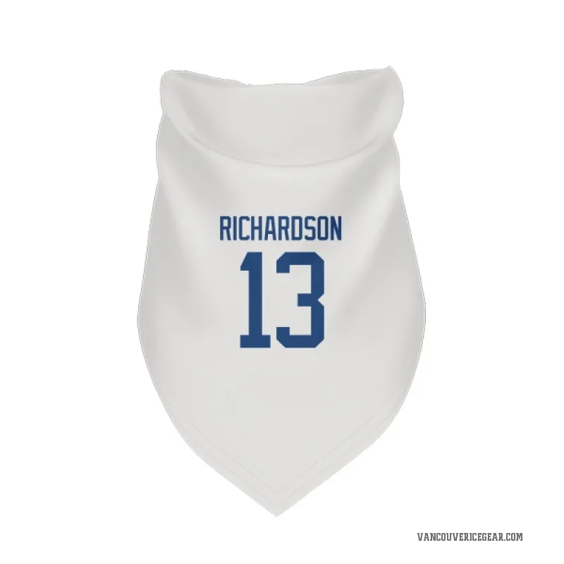 Brad Richardson  White Vancouver Canucks  Cat & Dog Pet Bandana
