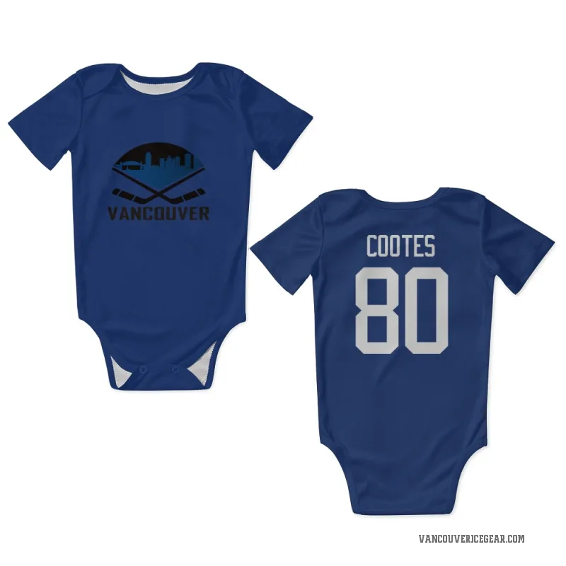 Braeden Cootes  Blue Vancouver Canucks  Newborn & Infant Bodysuit