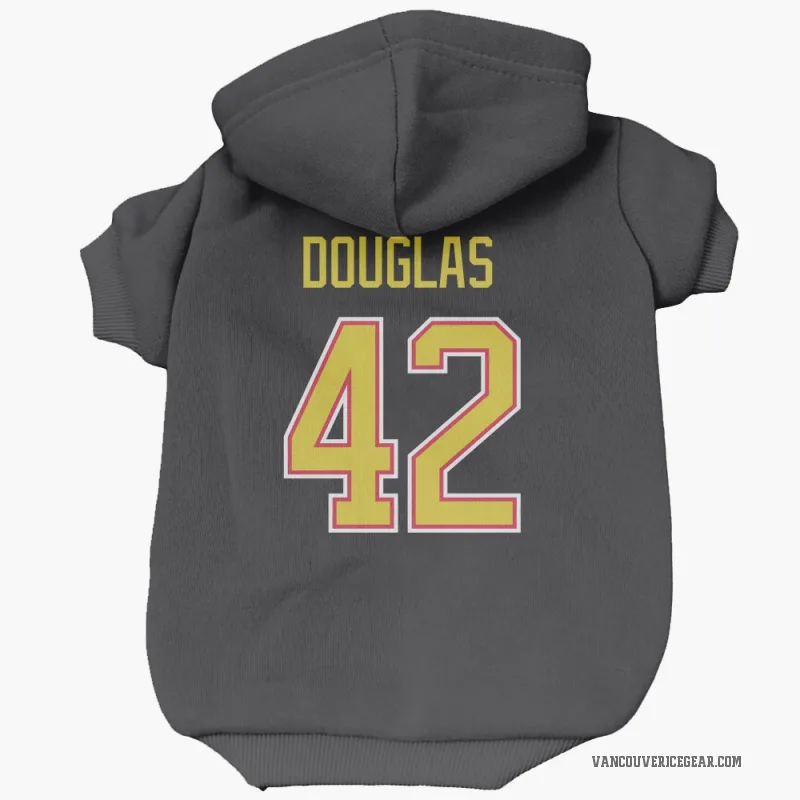 Curtis Douglas  Black Vancouver Canucks  Cat & Dog Pet Hoodie