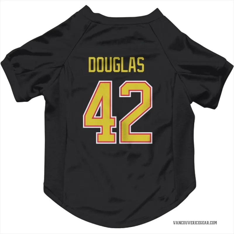 Curtis Douglas  Black Vancouver Canucks  Cat & Dog Pet Jersey