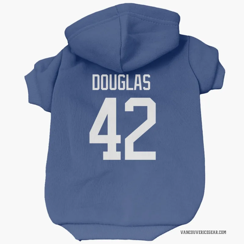 Curtis Douglas  Blue Vancouver Canucks  Cat & Dog Pet Hoodie