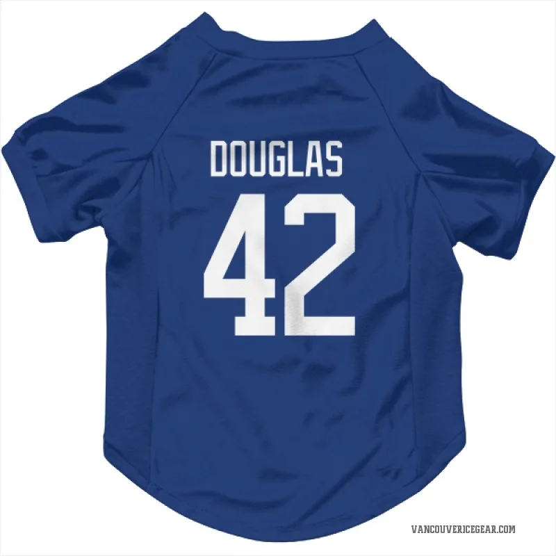 Curtis Douglas  Blue Vancouver Canucks  Cat & Dog Pet Jersey