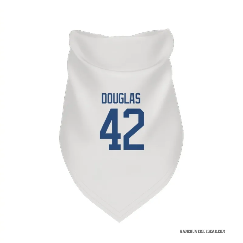 Curtis Douglas  White Vancouver Canucks  Cat & Dog Pet Bandana