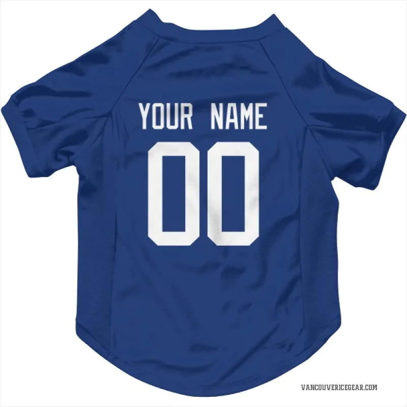 Custom  Blue Vancouver Canucks   Cat & Dog Pet Jersey
