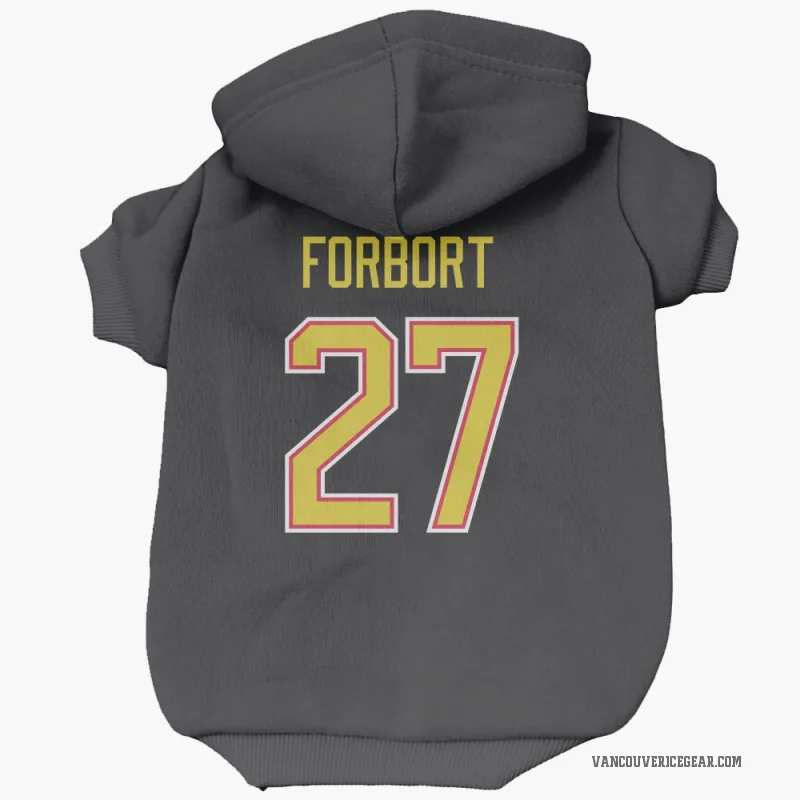 Derek Forbort  Black Vancouver Canucks  Cat & Dog Pet Hoodie