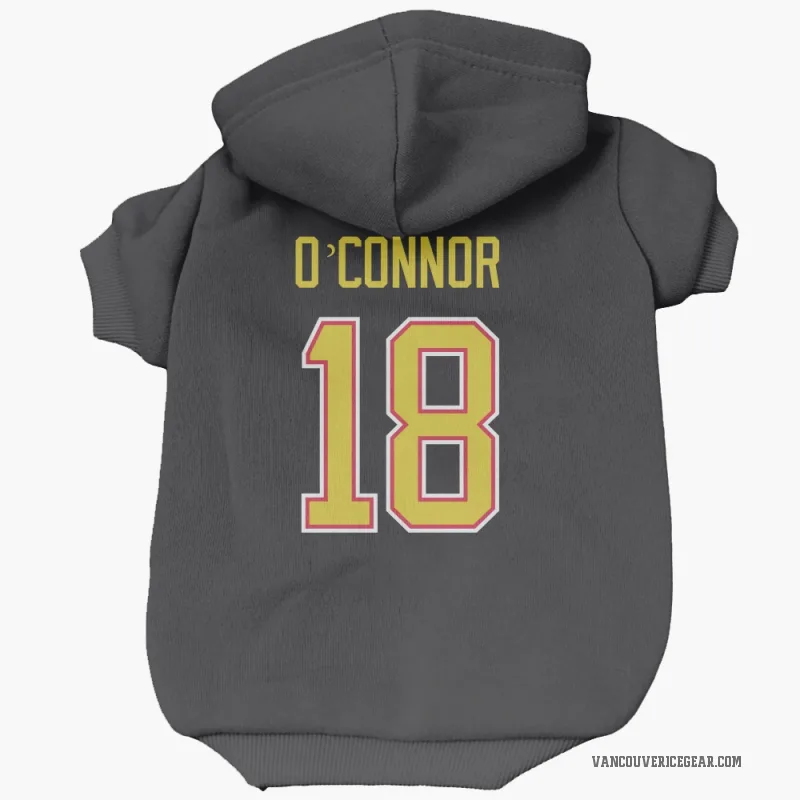 Drew O'Connor  Black Vancouver Canucks  Cat & Dog Pet Hoodie