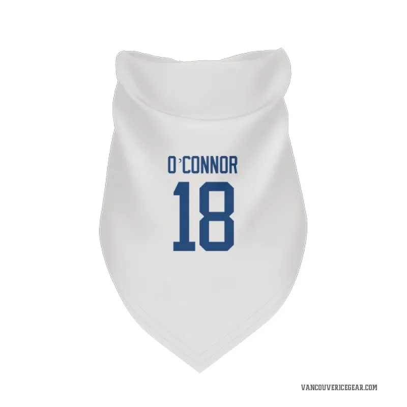 Drew O'Connor  White Vancouver Canucks  Cat & Dog Pet Bandana