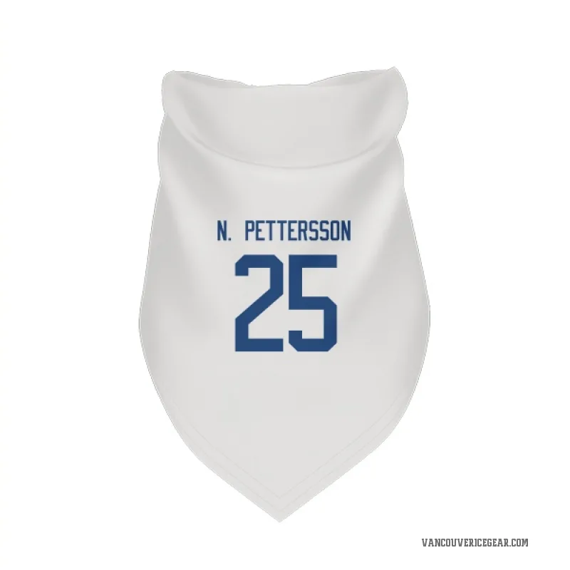 Elias N. Pettersson  White Vancouver Canucks  Cat & Dog Pet Bandana