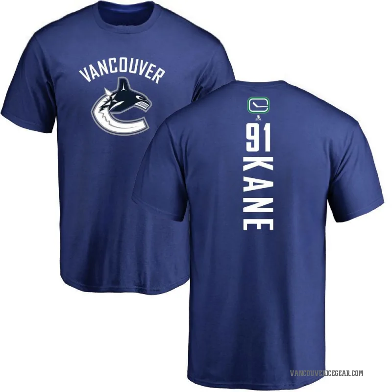 Evander Kane Men's Royal Vancouver Canucks Backer T-Shirt -