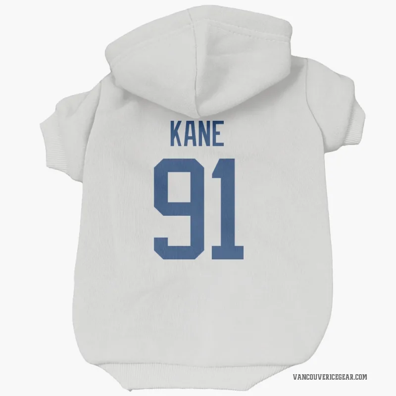 Evander Kane  White Vancouver Canucks  Cat & Dog Pet Hoodie