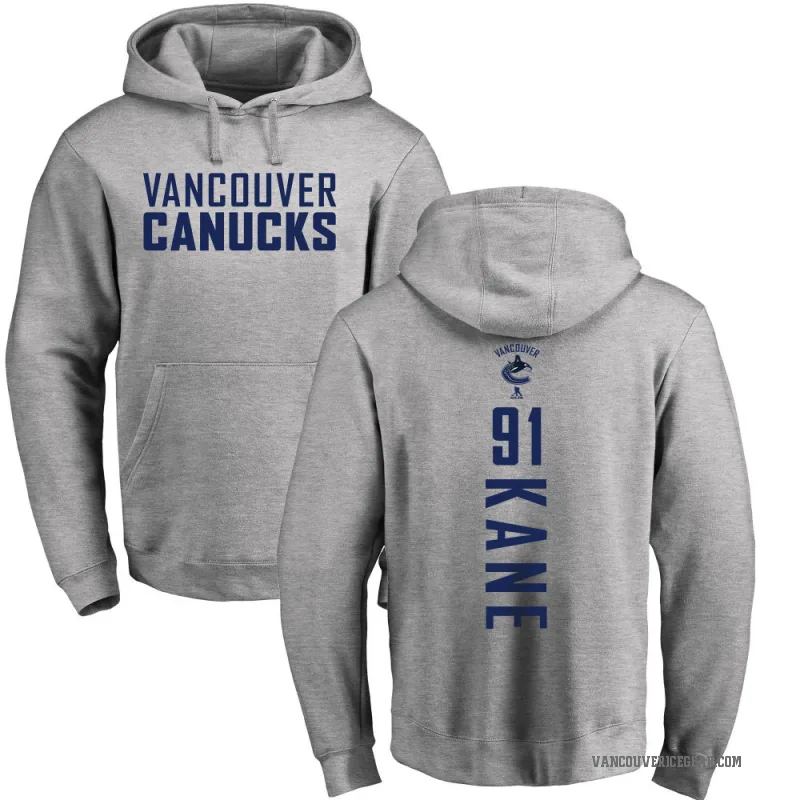 Evander Kane Youth Vancouver Canucks Branded Ash Backer Pullover Hoodie