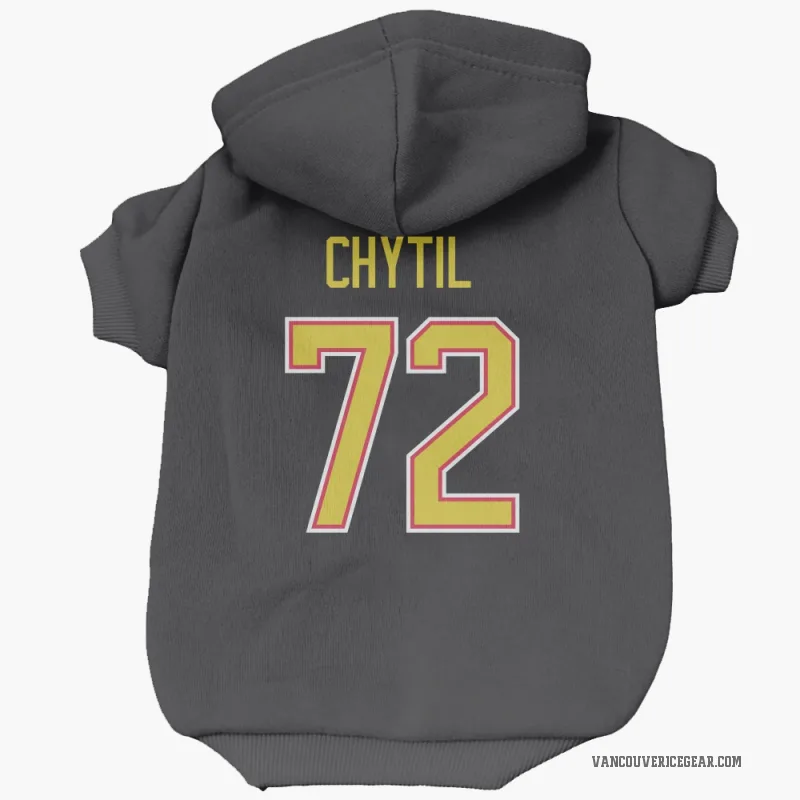 Filip Chytil  Black Vancouver Canucks  Cat & Dog Pet Hoodie