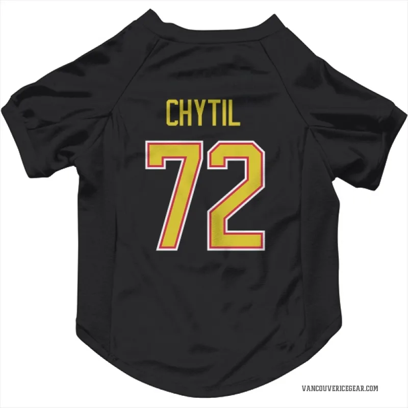 Filip Chytil  Black Vancouver Canucks  Cat & Dog Pet Jersey
