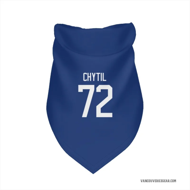 Filip Chytil  Blue Vancouver Canucks  Cat & Dog Pet Bandana