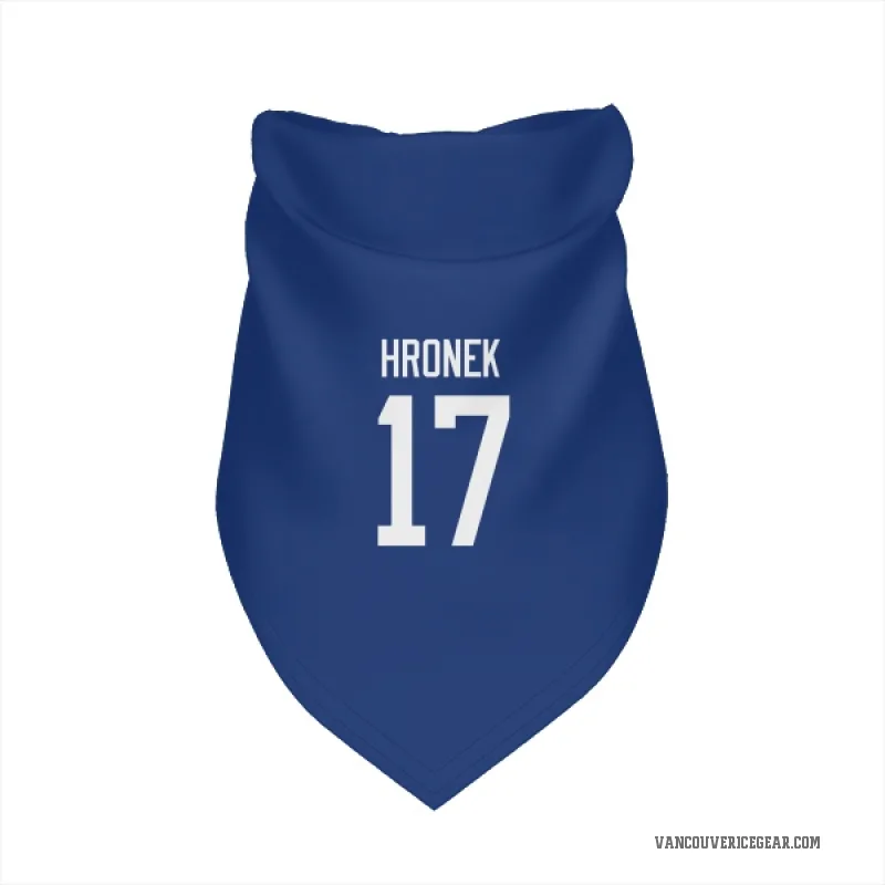 Filip Hronek  Blue Vancouver Canucks  Cat & Dog Pet Bandana