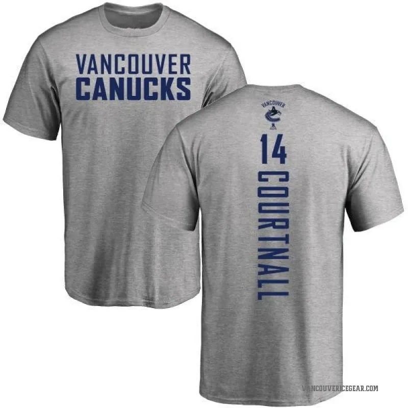 Geoff Courtnall Youth Ash Vancouver Canucks Backer T-Shirt -