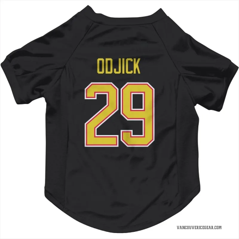 Gino Odjick  Black Vancouver Canucks  Cat & Dog Pet Jersey