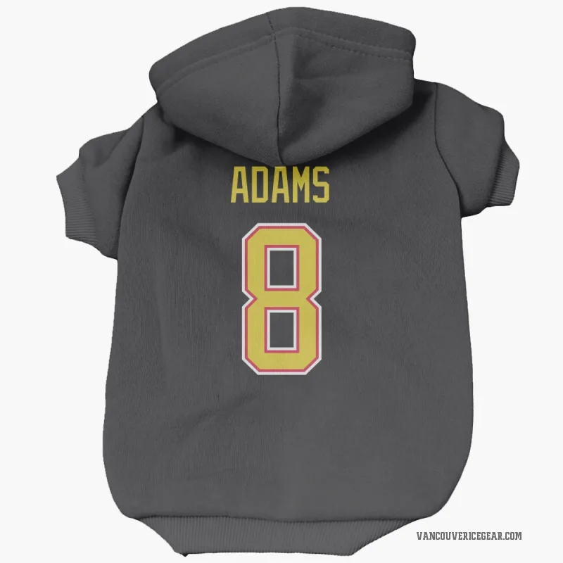 Greg Adams  Black Vancouver Canucks  Cat & Dog Pet Hoodie