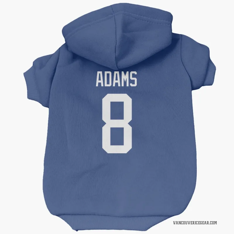 Greg Adams  Blue Vancouver Canucks  Cat & Dog Pet Hoodie