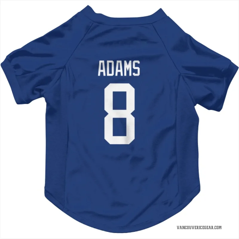 Greg Adams  Blue Vancouver Canucks  Cat & Dog Pet Jersey