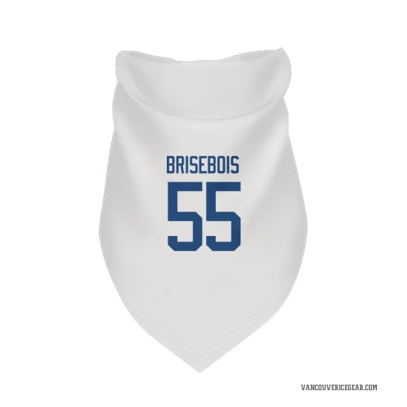 Guillaume Brisebois  White Vancouver Canucks  Cat & Dog Pet Bandana