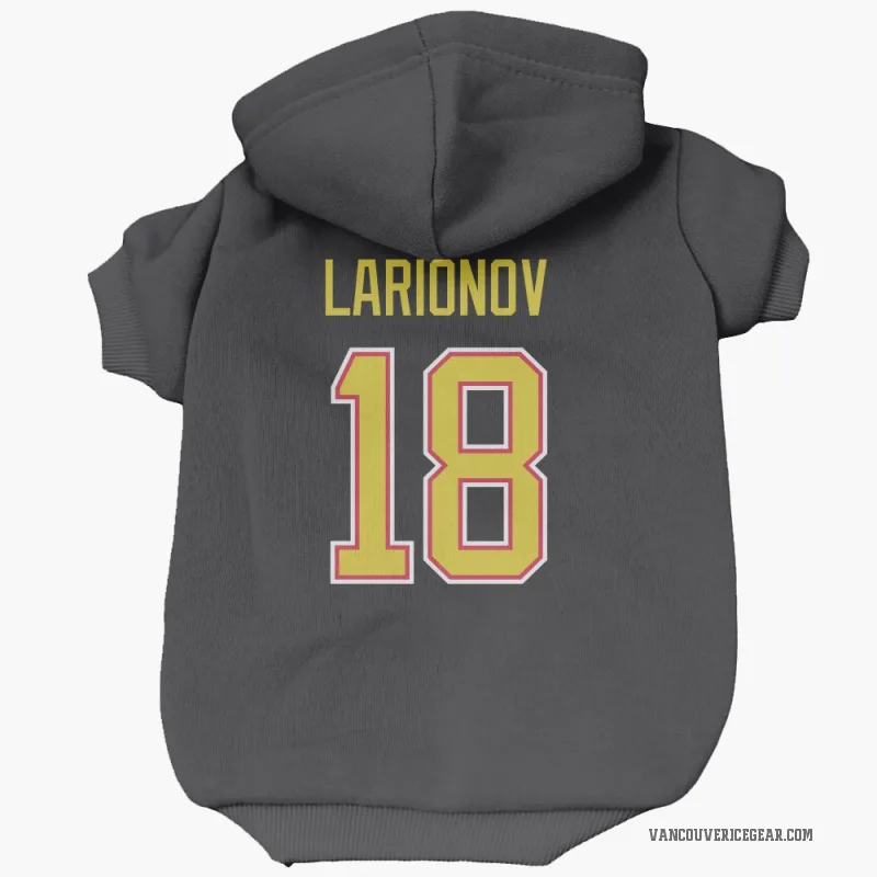 Igor Larionov  Black Vancouver Canucks  Cat & Dog Pet Hoodie
