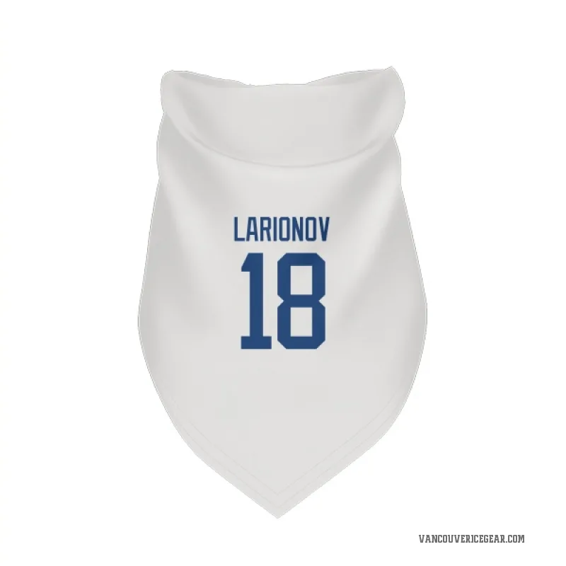 Igor Larionov  White Vancouver Canucks  Cat & Dog Pet Bandana