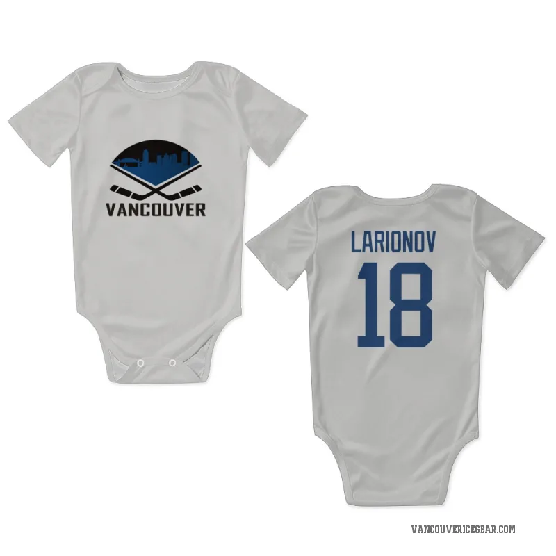 Igor Larionov  White Vancouver Canucks  Newborn & Infant Bodysuit