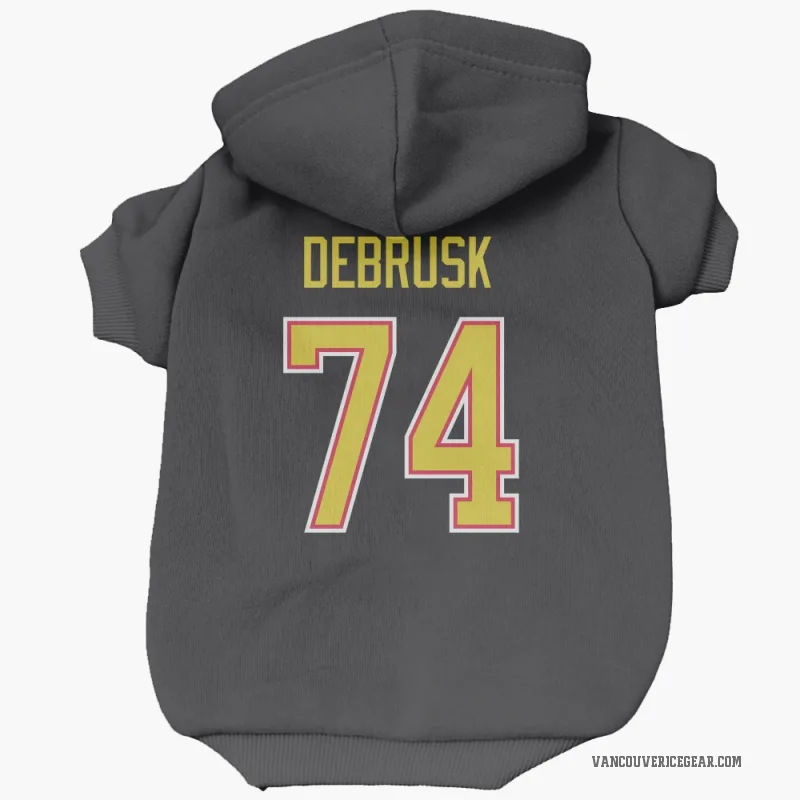 Jake DeBrusk  Black Vancouver Canucks  Cat & Dog Pet Hoodie