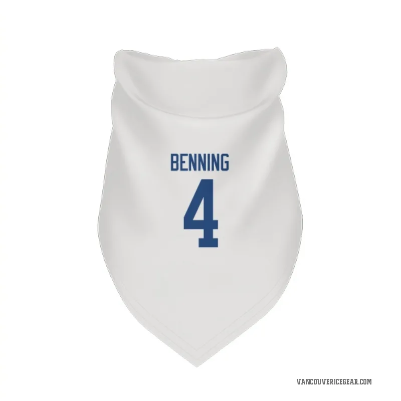 Jim Benning  White Vancouver Canucks  Cat & Dog Pet Bandana
