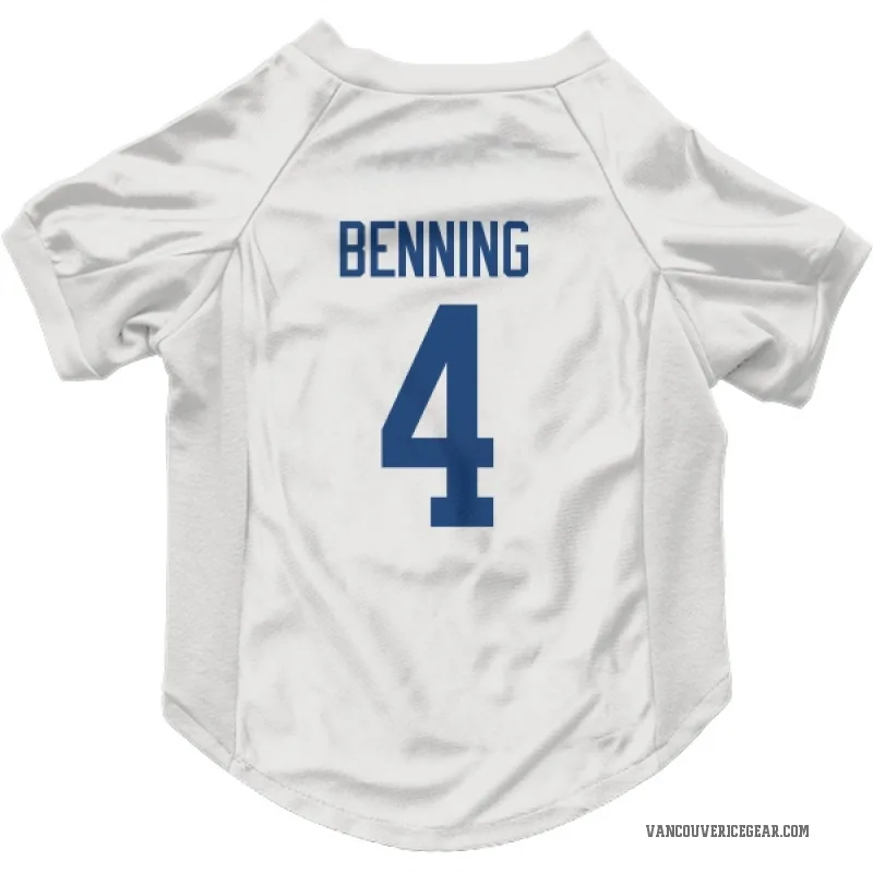 Jim Benning  White Vancouver Canucks  Cat & Dog Pet Jersey