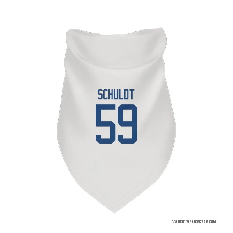 Jimmy Schuldt  White Vancouver Canucks  Cat & Dog Pet Bandana