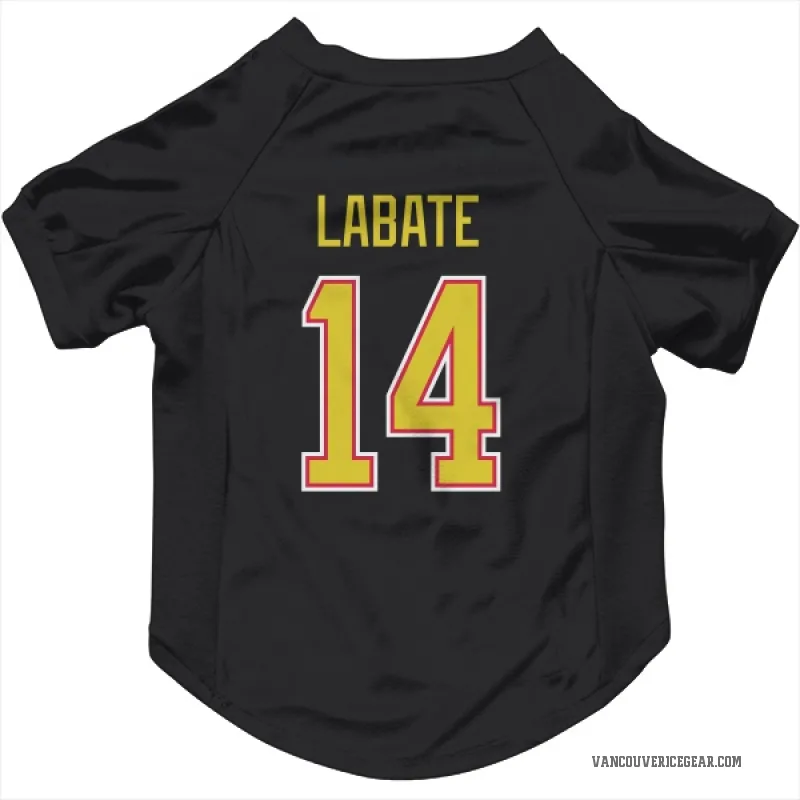 Joseph LaBate  Black Vancouver Canucks  Cat & Dog Pet Jersey