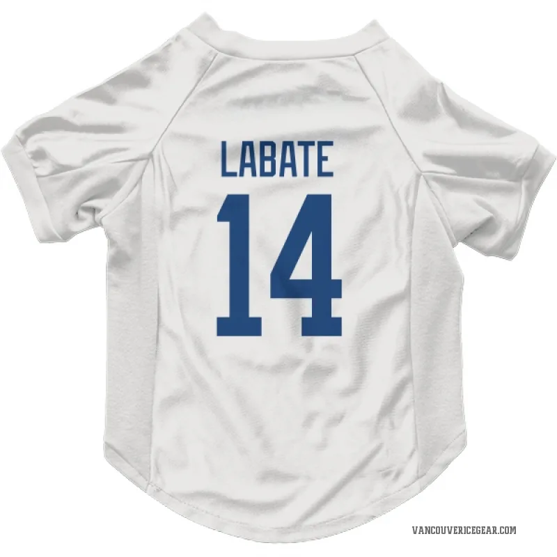 Joseph LaBate  White Vancouver Canucks  Cat & Dog Pet Jersey