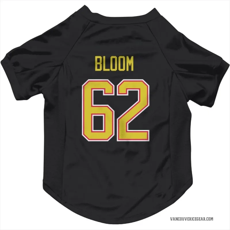 Josh Bloom  Black Vancouver Canucks  Cat & Dog Pet Jersey