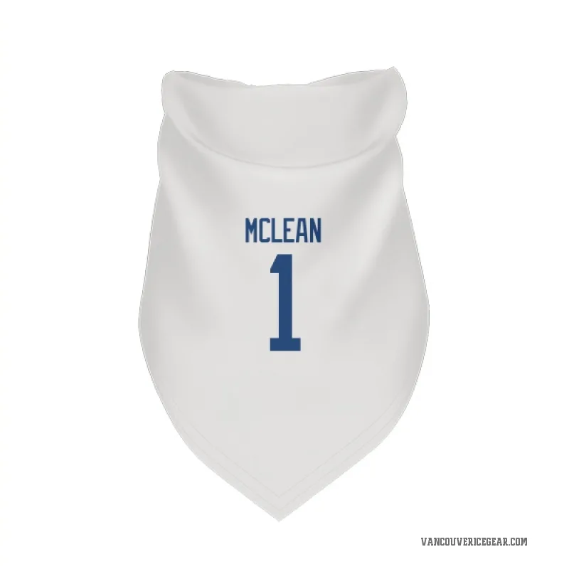 Kirk Mclean  White Vancouver Canucks  Cat & Dog Pet Bandana
