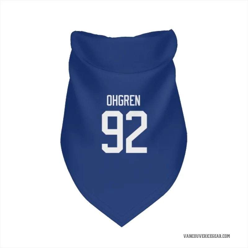 Liam Ohgren  Blue Vancouver Canucks  Cat & Dog Pet Bandana