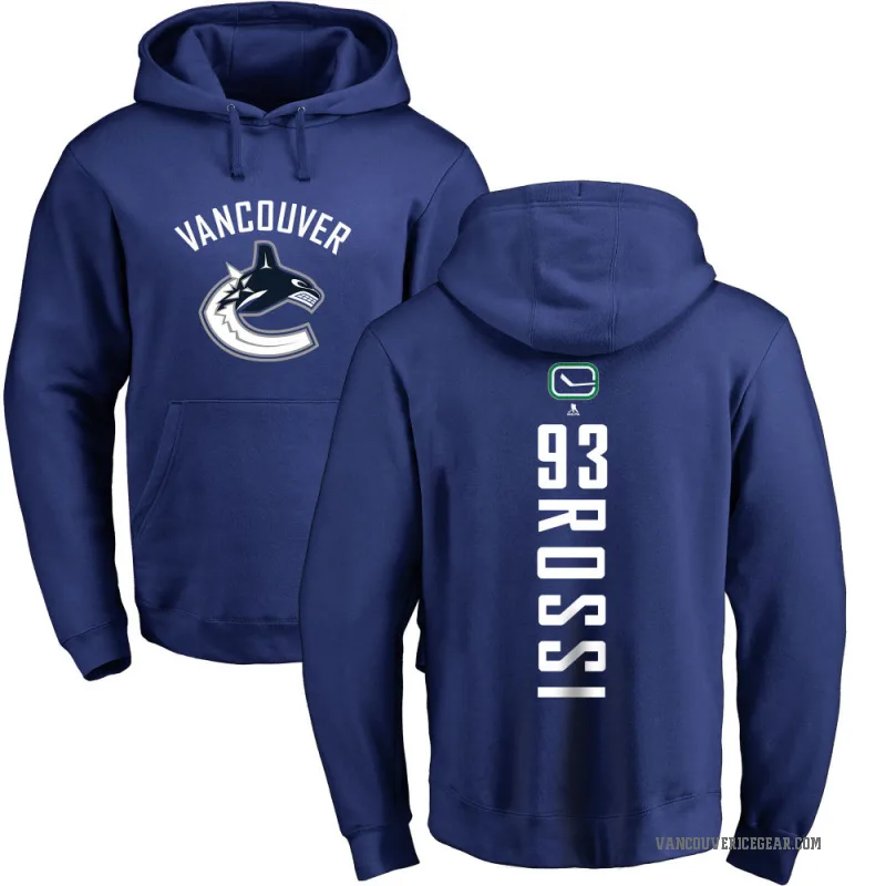 Marco Rossi Youth Royal Vancouver Canucks Branded Backer Pullover Hoodie