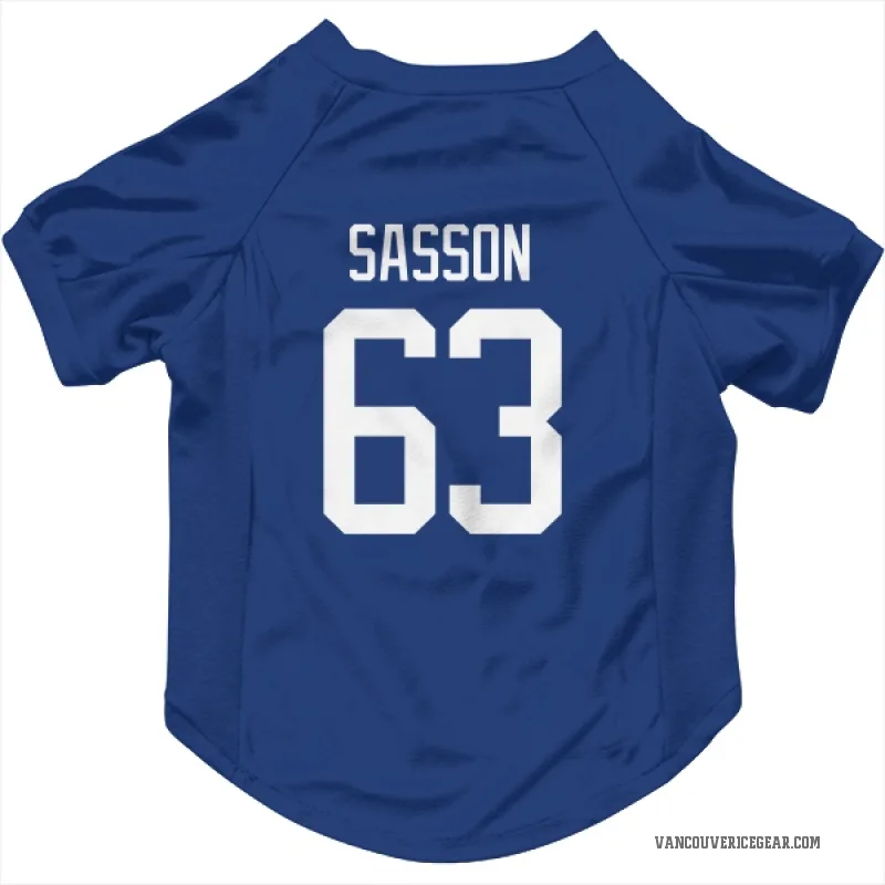 Max Sasson  Blue Vancouver Canucks  Cat & Dog Pet Jersey
