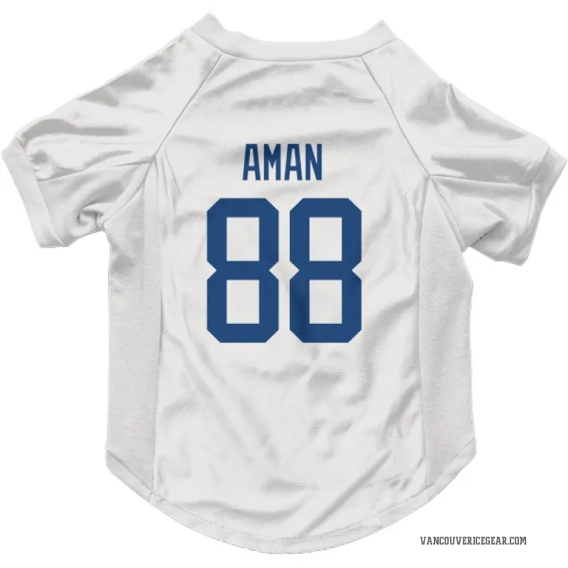 Nils Aman  White Vancouver Canucks  Cat & Dog Pet Jersey